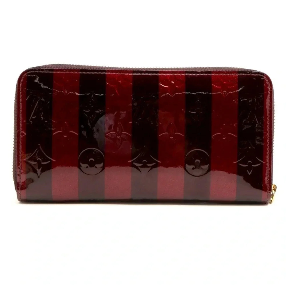 LOUIS VUITTON Vernis Rayures Zippy Wallet